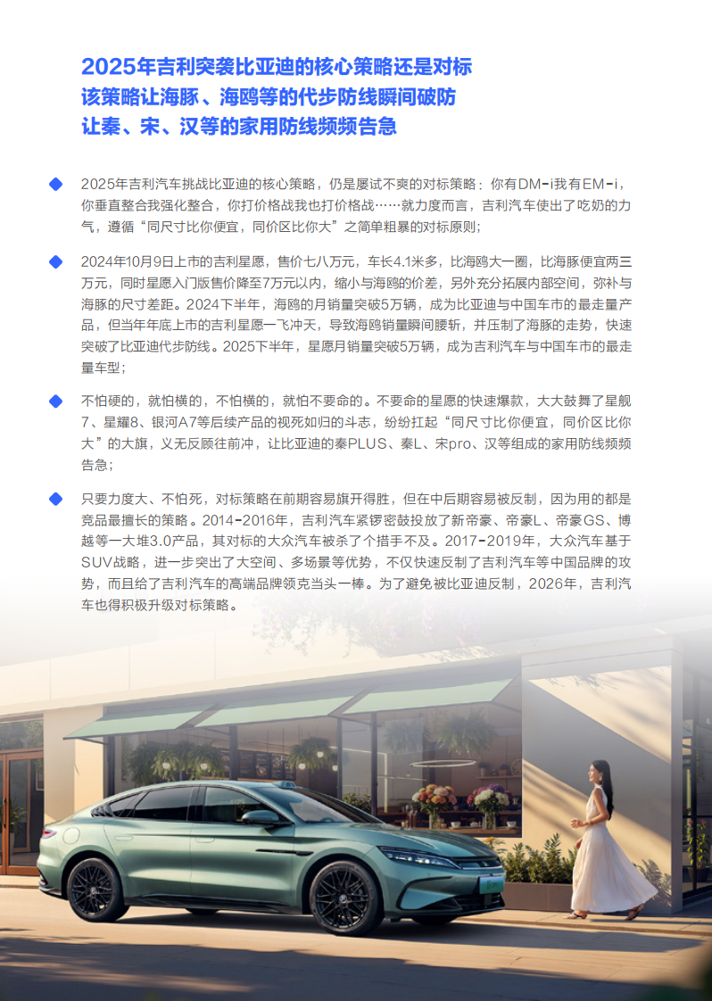 吉利与小米谁更能威胁比亚迪；比亚迪市场竞争力分析报告 (2026版) 第4页