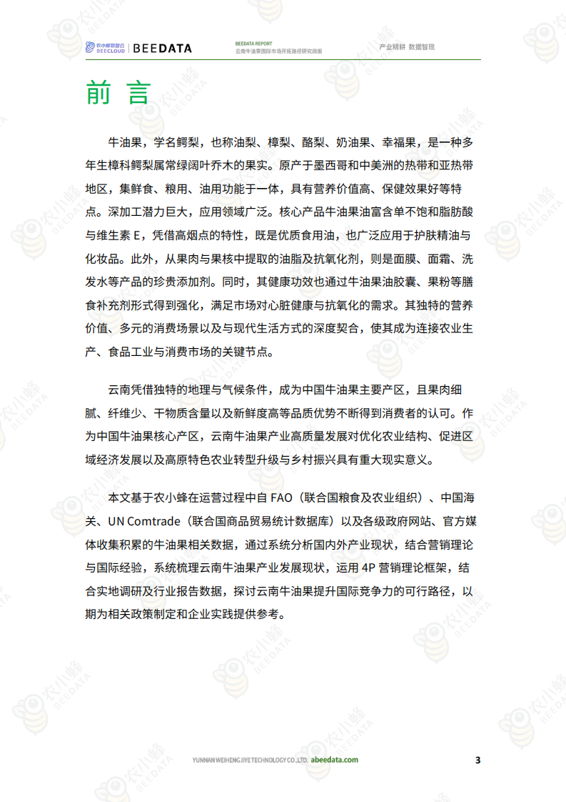2025年云南牛油果国际市场开拓路径研究简报 第5页