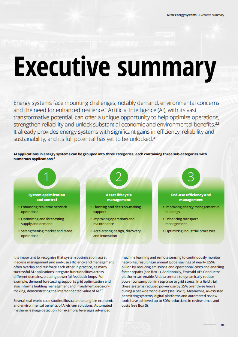 2025 AI赋能能源系统：解锁可持续AI 助力韧性能源转型研究报告（英文） 第4页