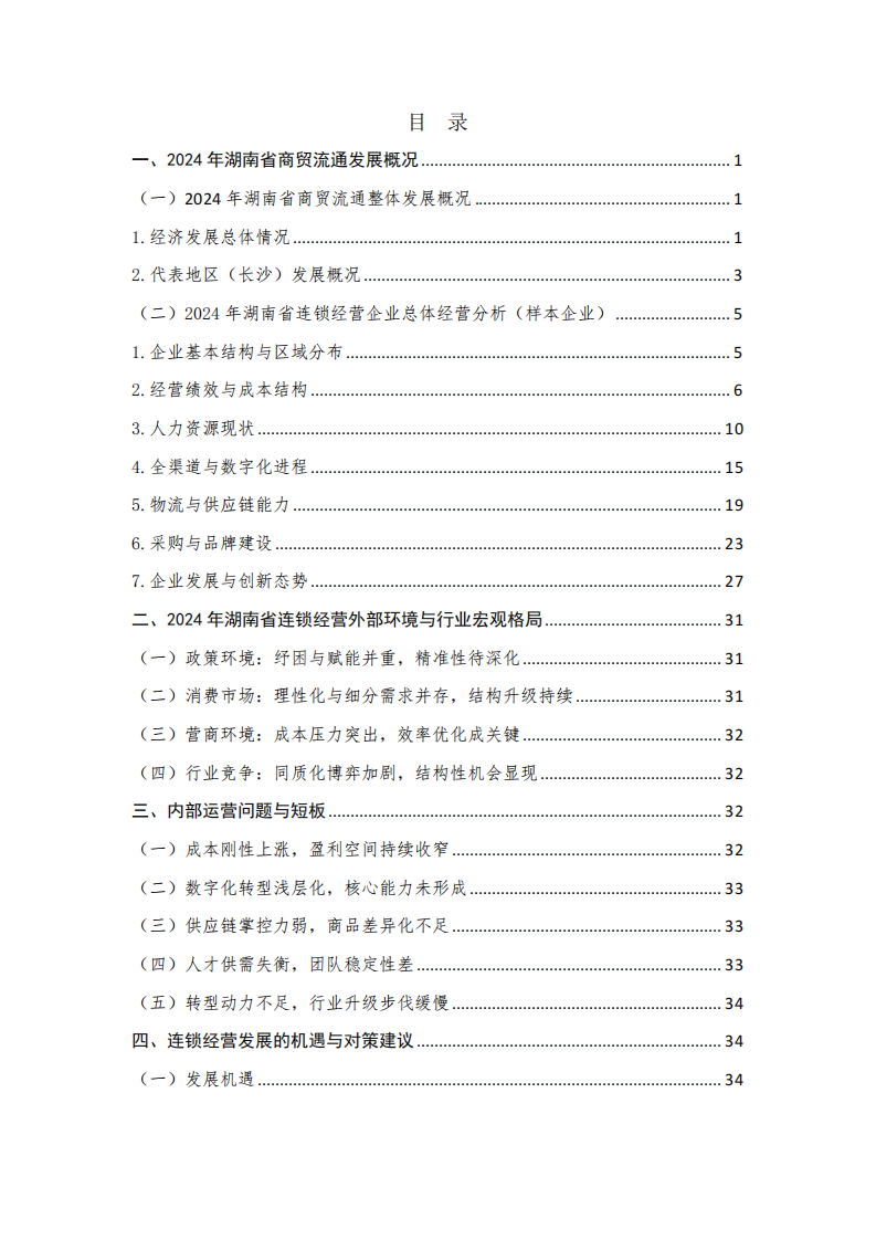 2024年湖南省连锁经营发展报告 第2页