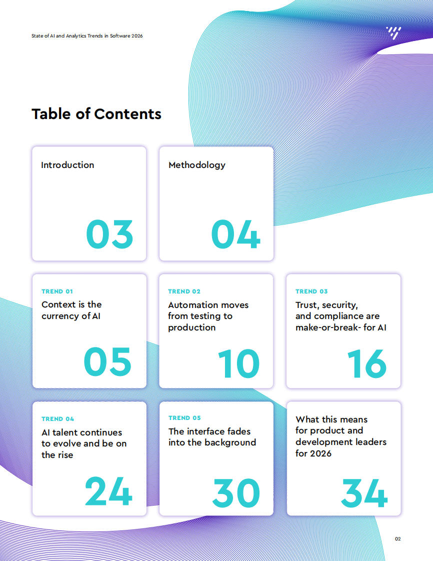 2026年软件领域人工智能与分析趋势状况报告（英文） 第2页