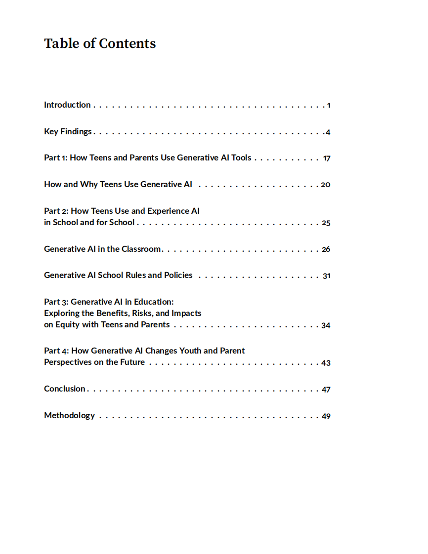 人工智能时代的黎明：青少年、家长与生成式AI在家庭及学校的应用现状（英） 第5页