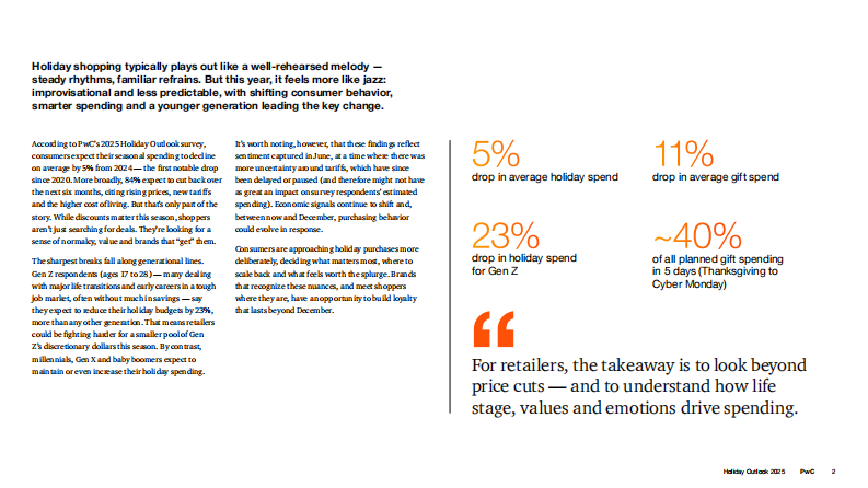 2025假日展望报告_季节性重构价值意义与代际变迁（英文） 第2页