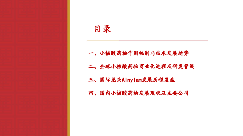 小核酸行业专题：从罕见病到慢性病，打开千亿市场空间 第3页