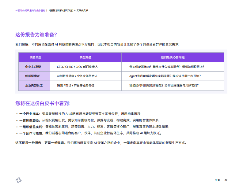 AI驱动的组织重构与业务重构：绚星智慧科技AI实践白皮书 第4页