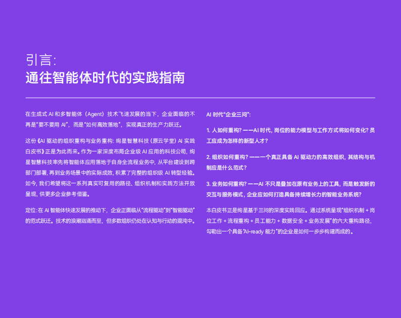 AI驱动的组织重构与业务重构：绚星智慧科技AI实践白皮书 第3页