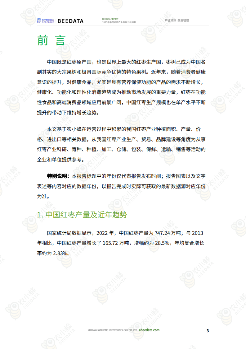 2025年中国红枣产业数据分析简报 第5页