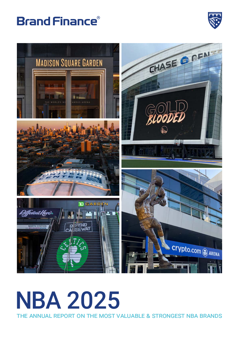 2025年NBA品牌排行榜（英文） 第1页