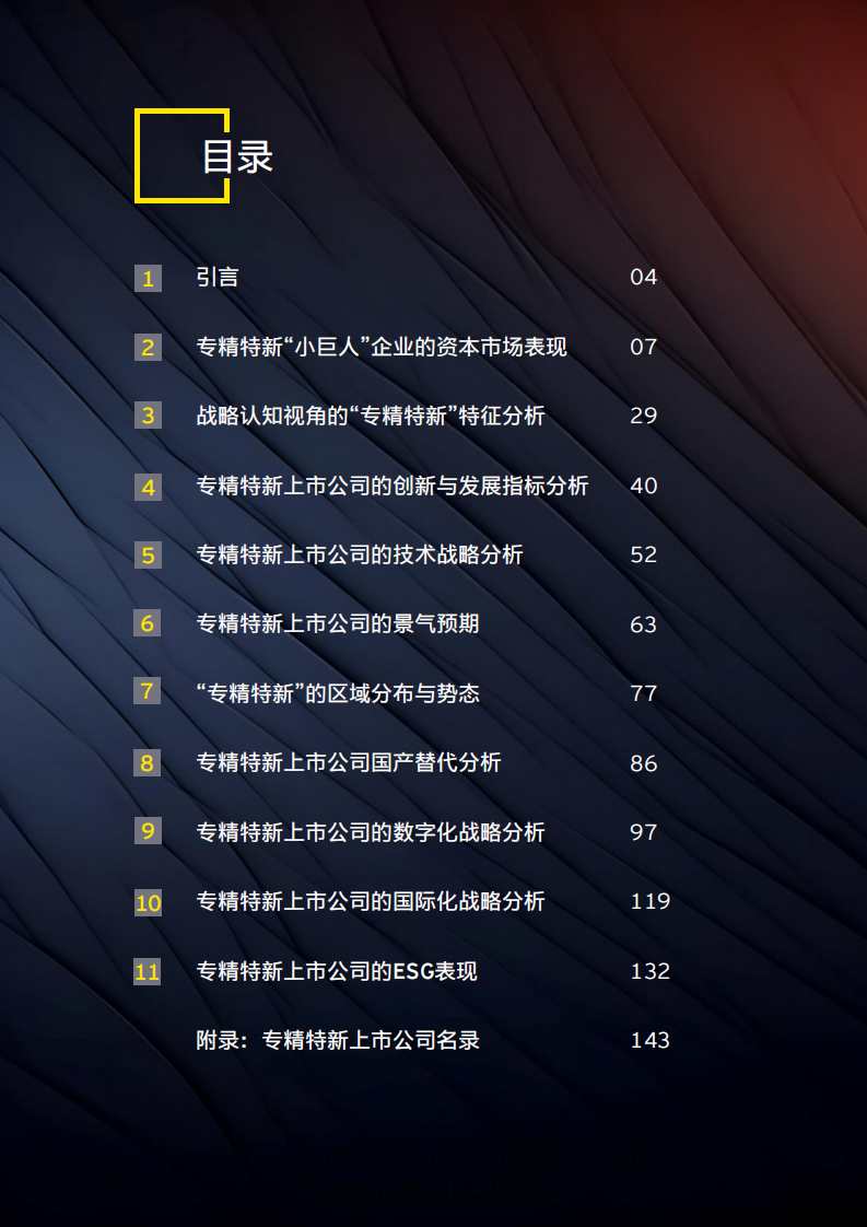 专精特新上市公司创新与发展报告（2025年） 第3页
